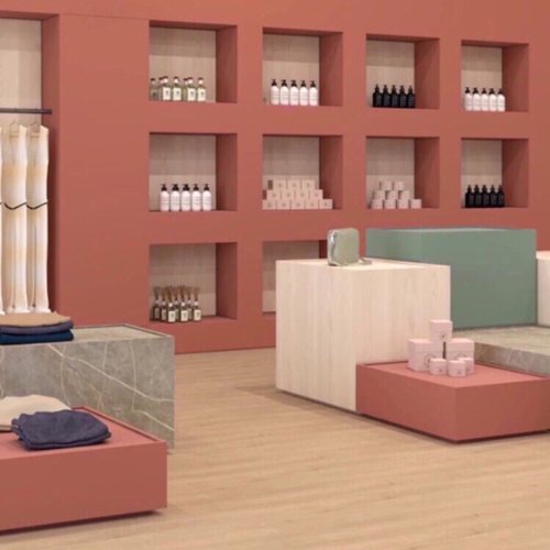 Móveis para espaço comercial